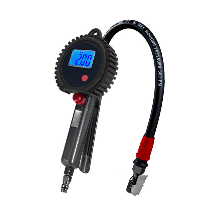 Digital tire pressure gauges