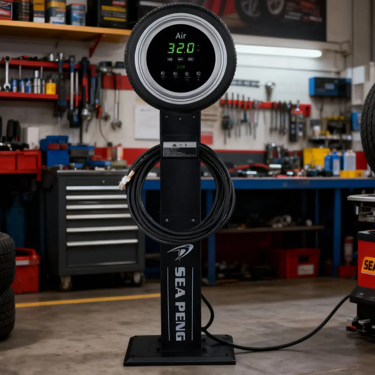 SEAPENG DP-Q02L Professional Vertical Tire Inflator - Image 2