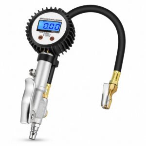 SEAPENG DP-208 Digital Tire Inflator Gauge, 5-230 PSI