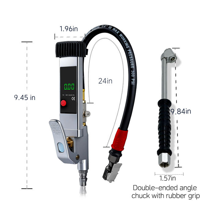 SEAPENG DP-708E Digital Tire Pressure Gauge, 5-230 PSI - Image 13