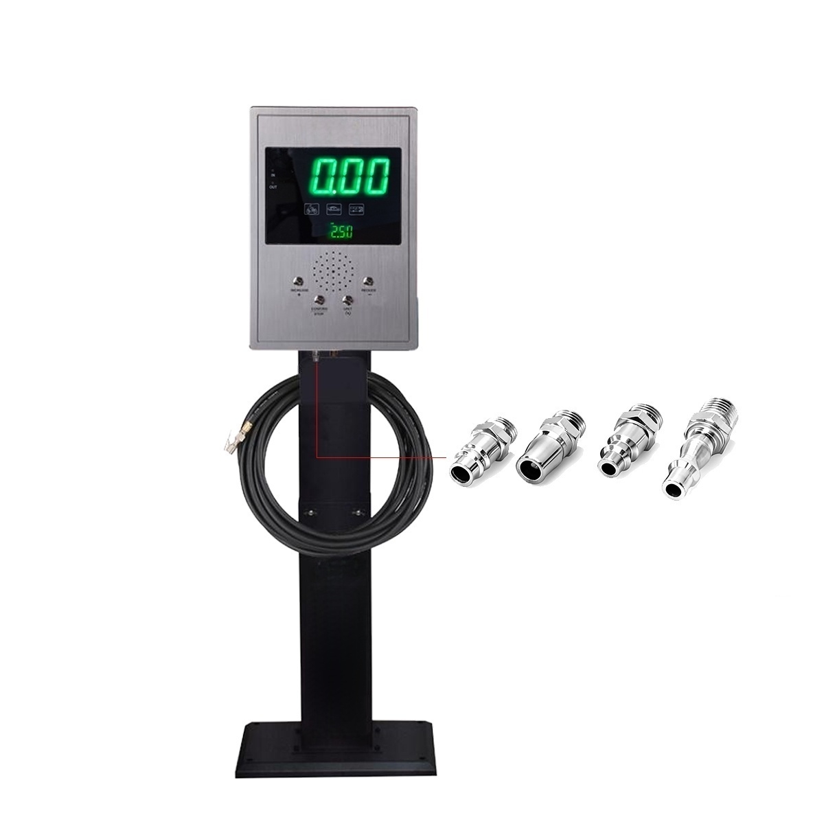 Vertical tire inflators