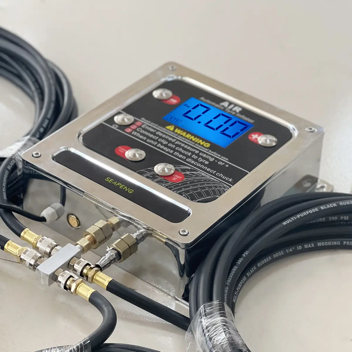 SEAPENG DP-Q07B Wall-Mounted Aluminum Tire Inflator - Image 5