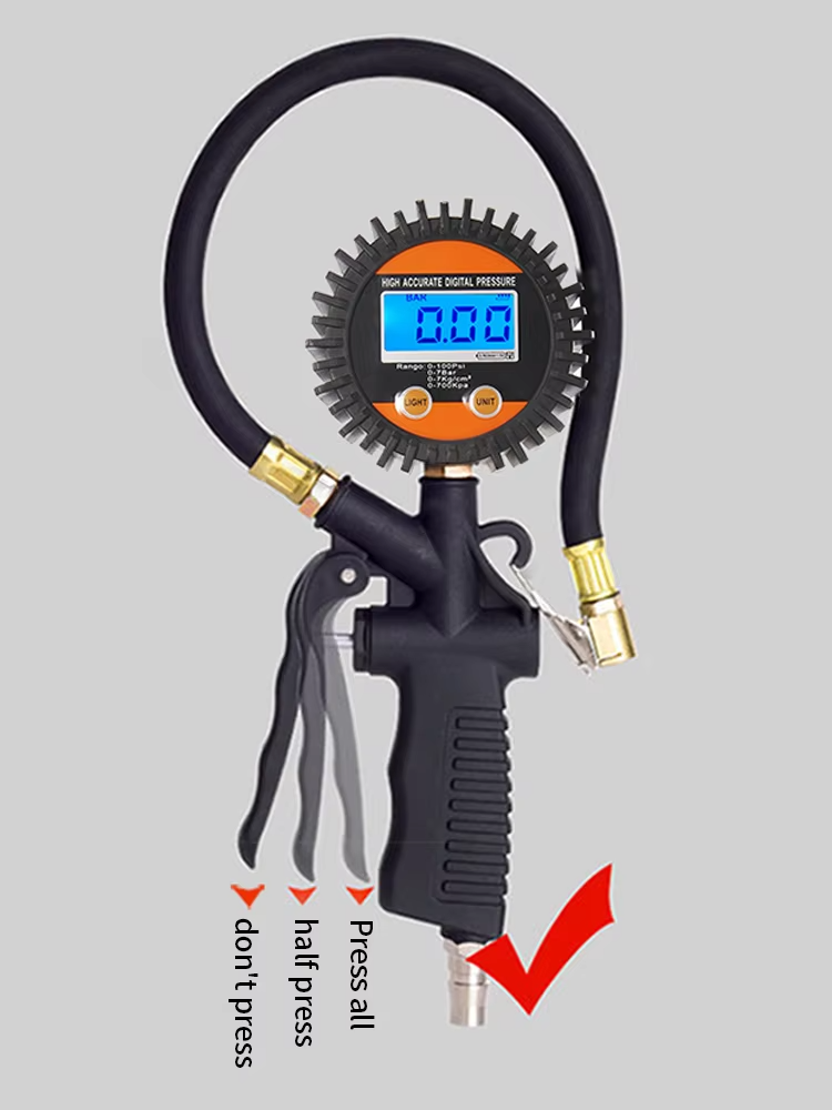 SEAPENG DP-201 Digital Tire Pressure Gauge, 5-100 PSI - Image 15