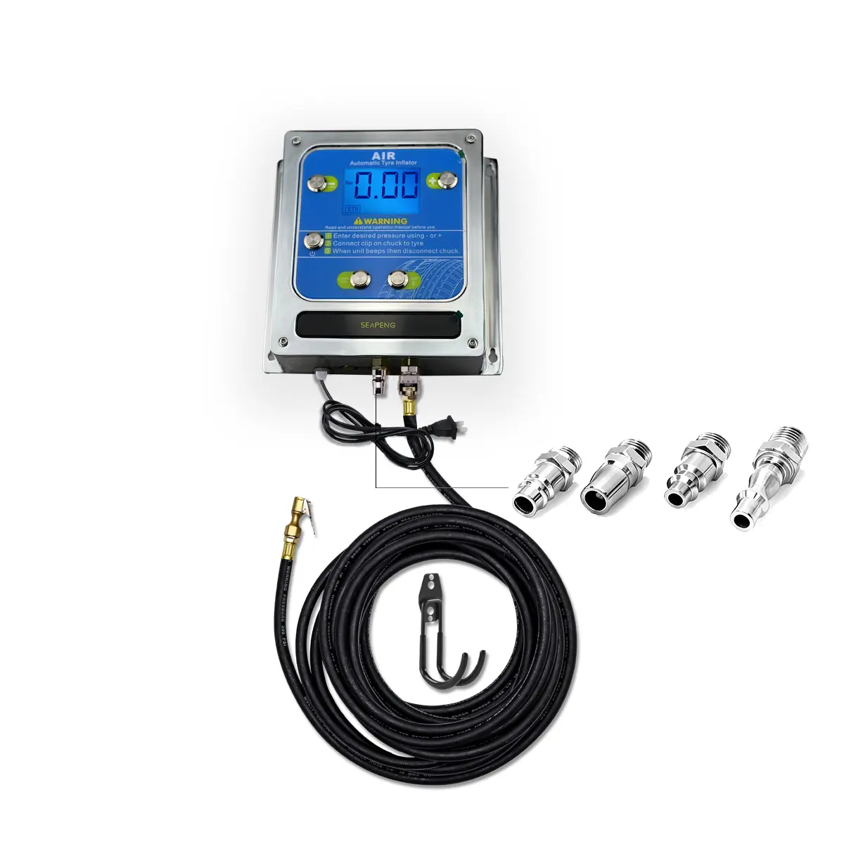 SEAPENG DP-Q07 Wall-Mounted Aluminum Tire Inflator - Image 4