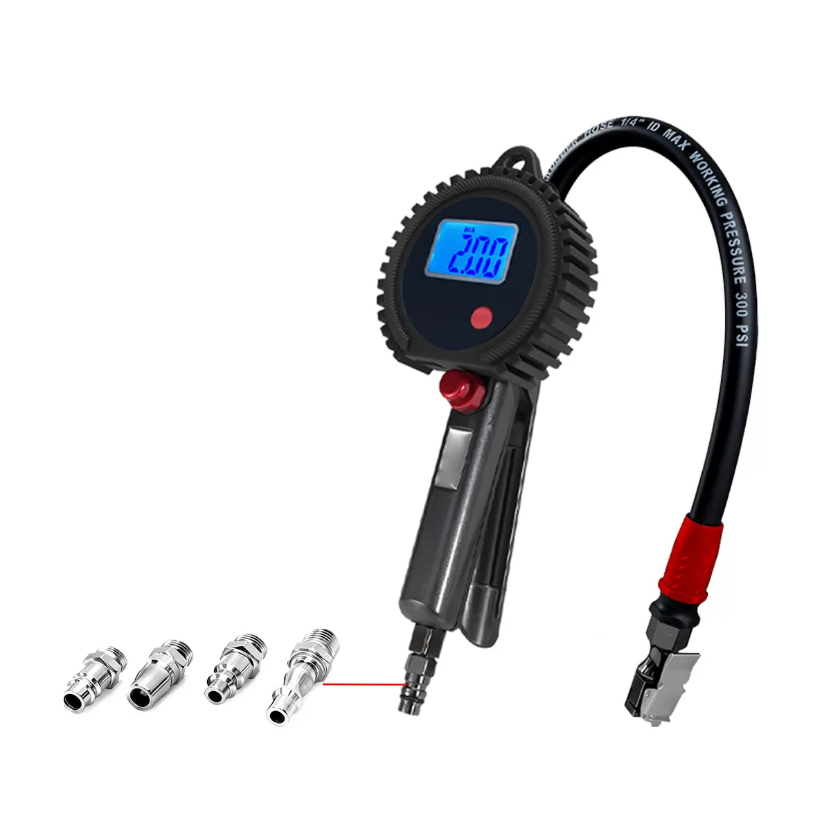 SEAPENG BW-L03C Rechargeable Tire Inflator Gauge, 5-230 PSI - Image 9