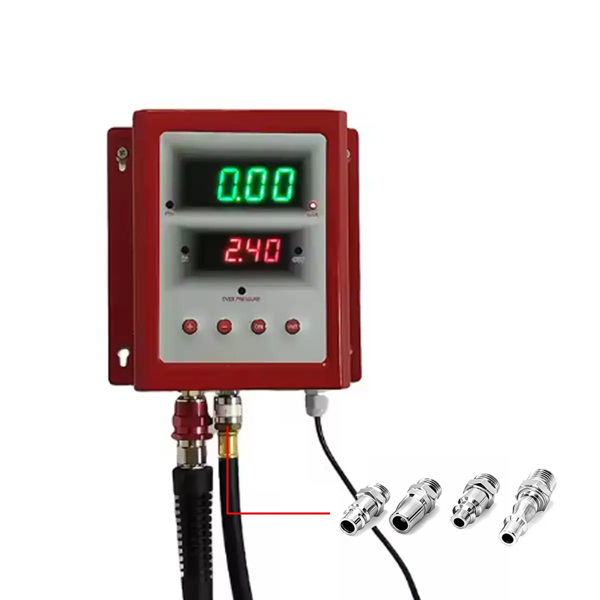 SEAPENG DP-Q05 Metal Wall-Mounted Automatic Tire Inflator, 5-110 PSI - Image 4