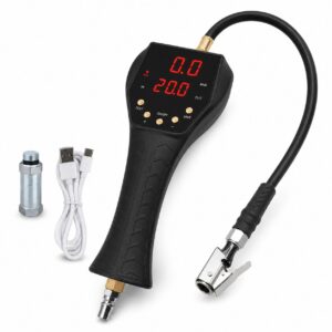 SEAPENG TB-902E air inflator for cars, motorcycles, and commercial vehicles.
