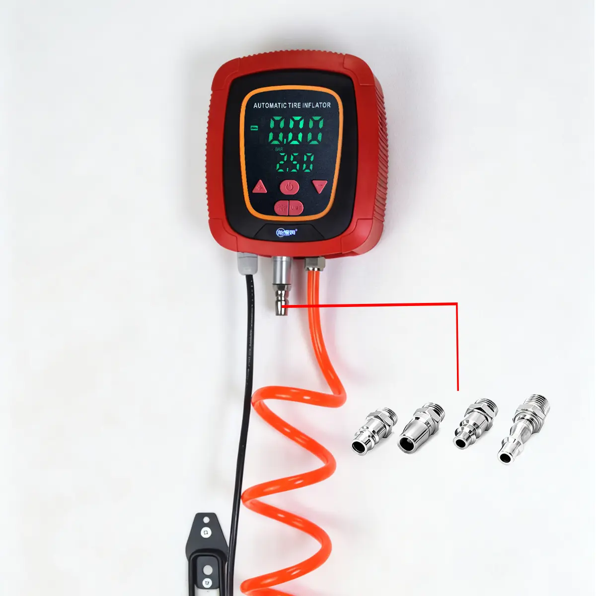 SEAPENG DP-Q09 Wall-Mounted Digital Tire Inflator, 5-220 PSI - Image 4