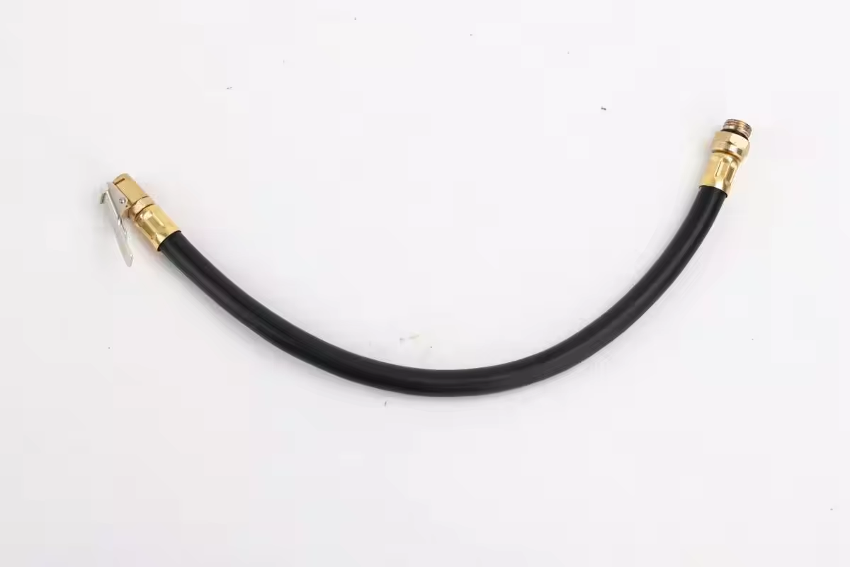 SEAPENG 520mm Soft Flexible High Pressure Tire Inflation Hose with Lock-On Air Chuck Clamp Hand Tool Rubber Silicone - Image 3