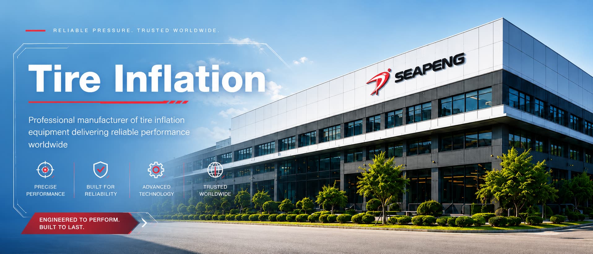 Seapeng tire inflation brand facility