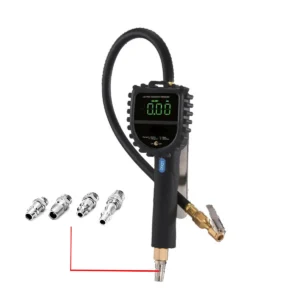 SEAPENG DP-808 Rechargeable LED Tire Inflator Gauge, 5-230 PSI