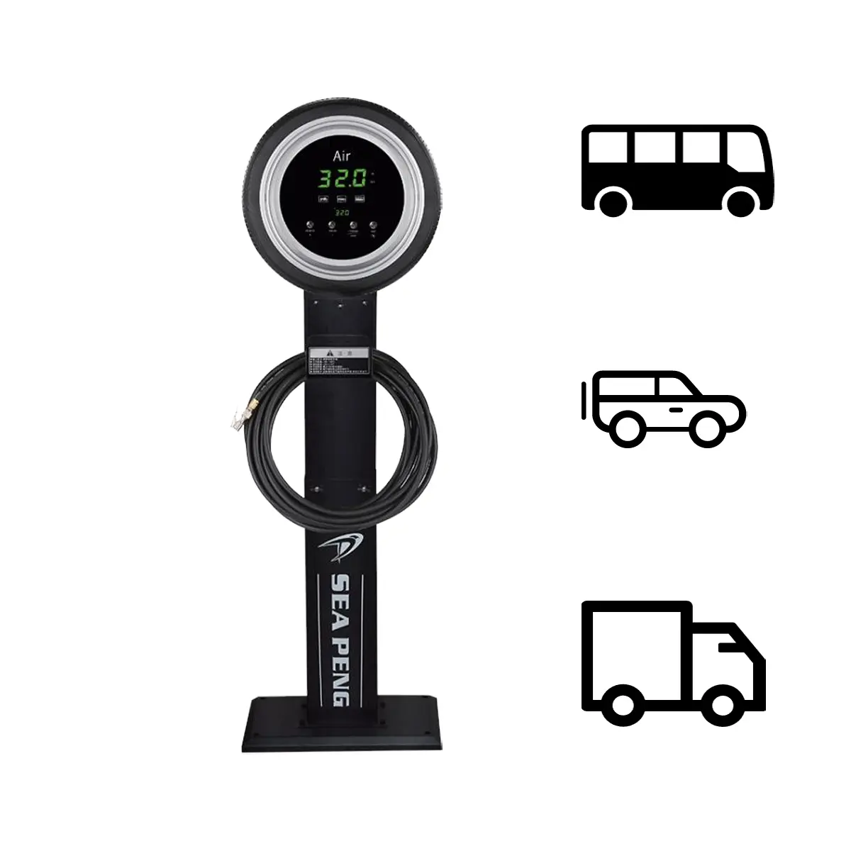 SEAPENG DP-Q02L Professional Vertical Tire Inflator - Image 3